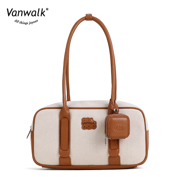 Vanwalk Water-Resistant Pizza shoulder bag V2878