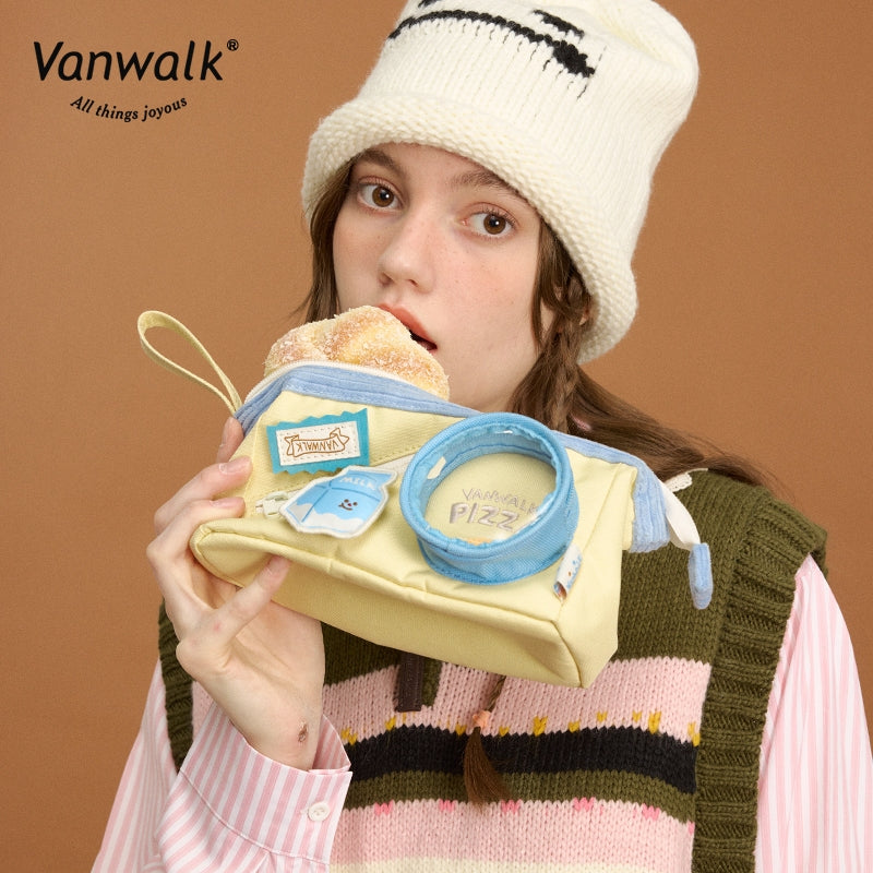 Vanwalk Fashionable Pizza Pencil case VS24