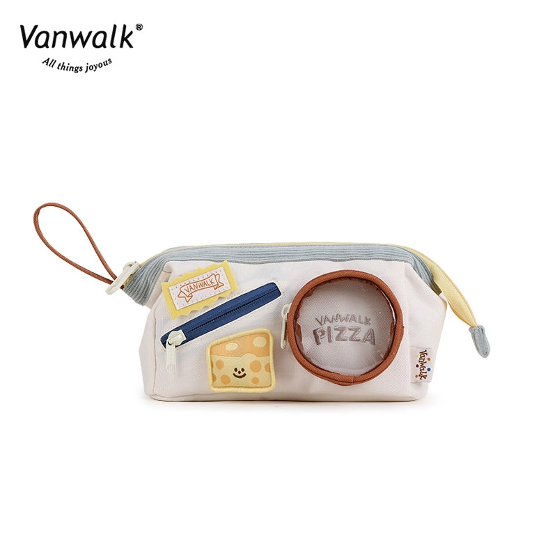 Vanwalk 時尚披薩筆袋 VS24