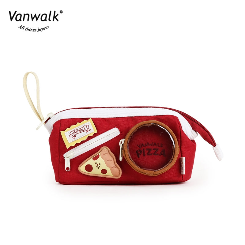 Vanwalk 時尚披薩筆袋 VS24
