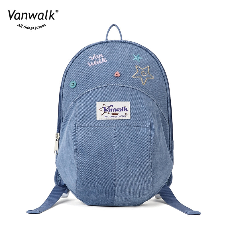Vanwalk  Fashion Streetwear  Lucky Star Backpack V2880