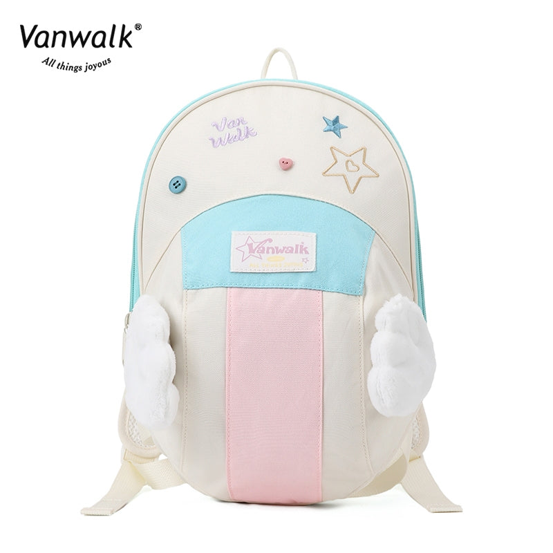 Vanwalk  Fashion Streetwear  Lucky Star Backpack V2880