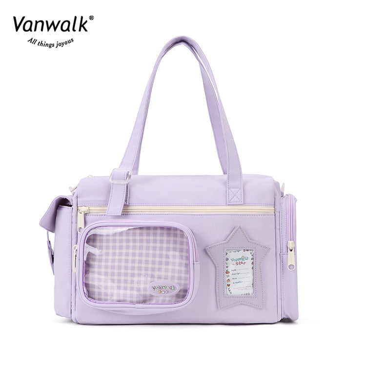 Vanwalk  Water-Resistant Multi-Pockets Lucky Star  Crossbody Bag V2887