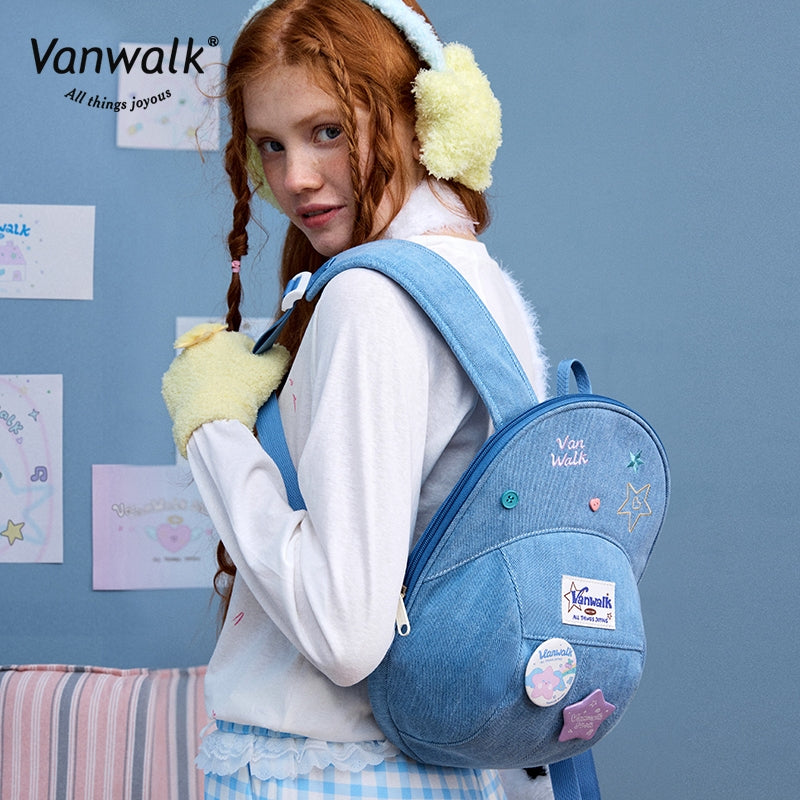 Vanwalk 時尚街頭風幸運星背包 V2880