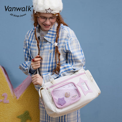 Vanwalk Beg Crossbody Bintang Bertuah Multi-Poket Tahan Air V2887
