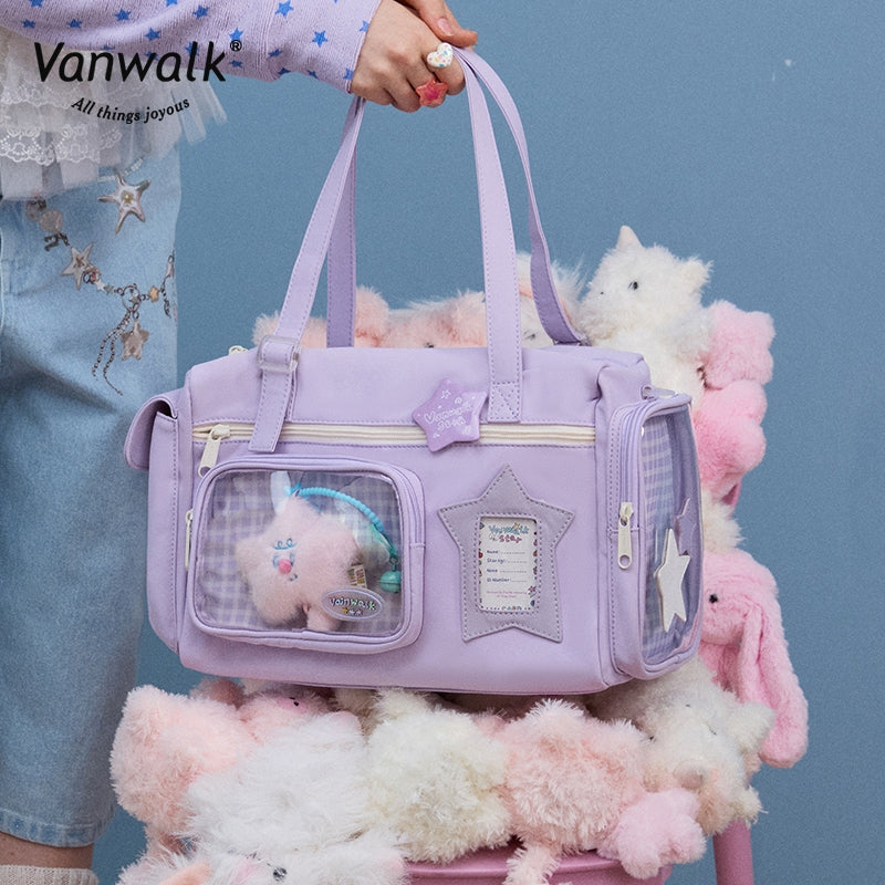 Vanwalk Beg Crossbody Bintang Bertuah Multi-Poket Tahan Air V2887