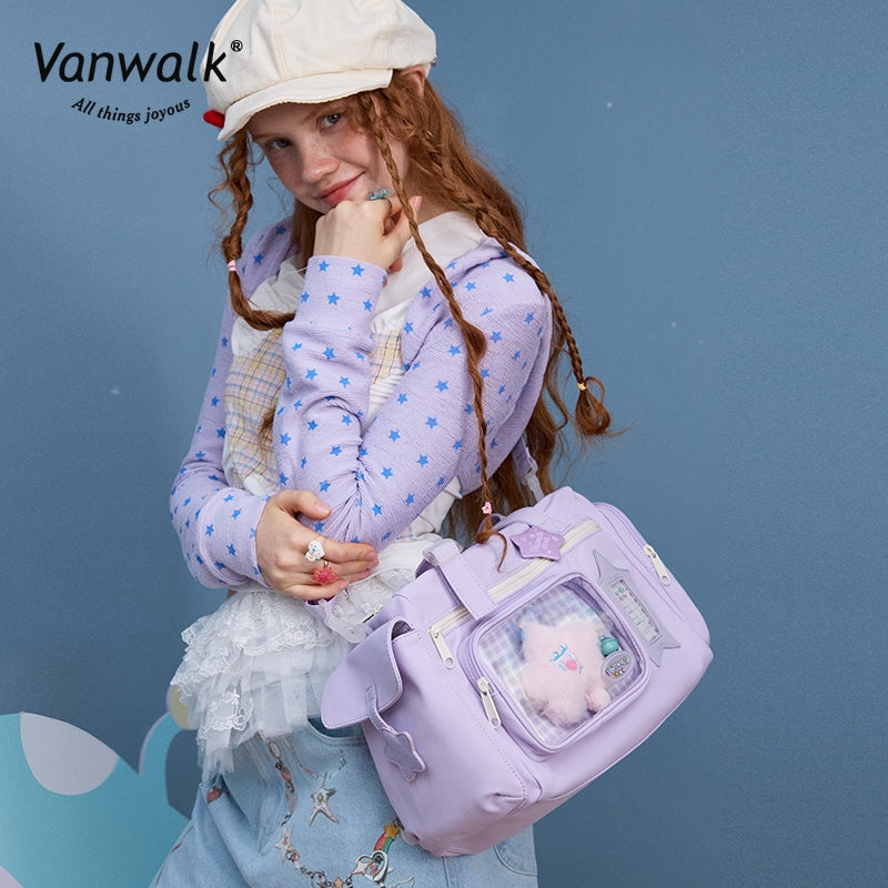 Vanwalk Beg Crossbody Bintang Bertuah Multi-Poket Tahan Air V2887