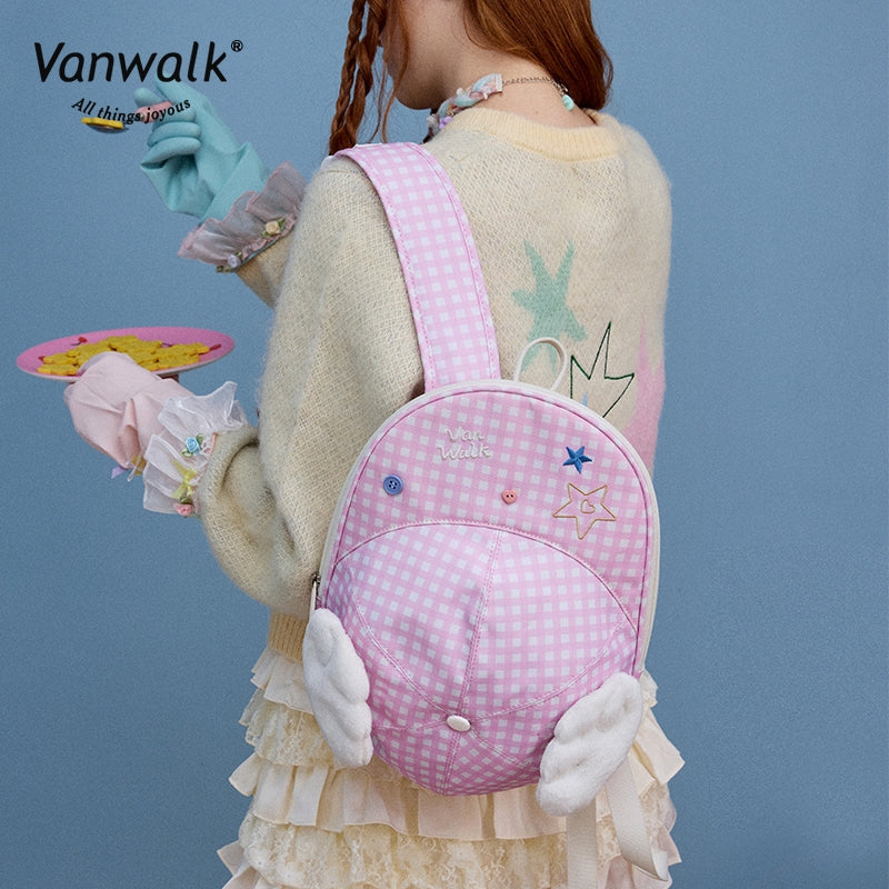 Vanwalk  Fashion Streetwear  Lucky Star Backpack V2880