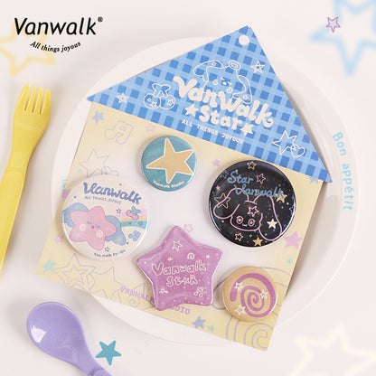 Vanwalk cute design  Lucky Star bag charm K562