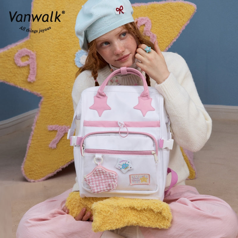 Vanwalk Water-Resistant Lucky Star backpack V2886