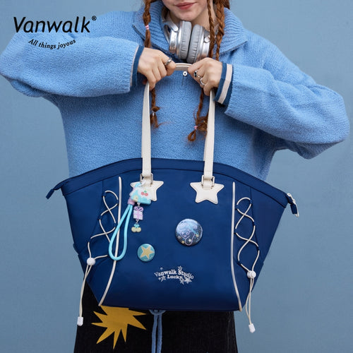 Vanwalk Tas Selempang Bintang Keberuntungan Tahan Air V2890