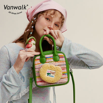 Vanwalk 休閒小型花園斜背包 V2752