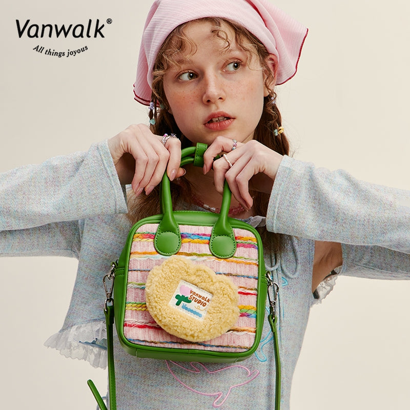 Vanwalk 休閒小型花園斜背包 V2752