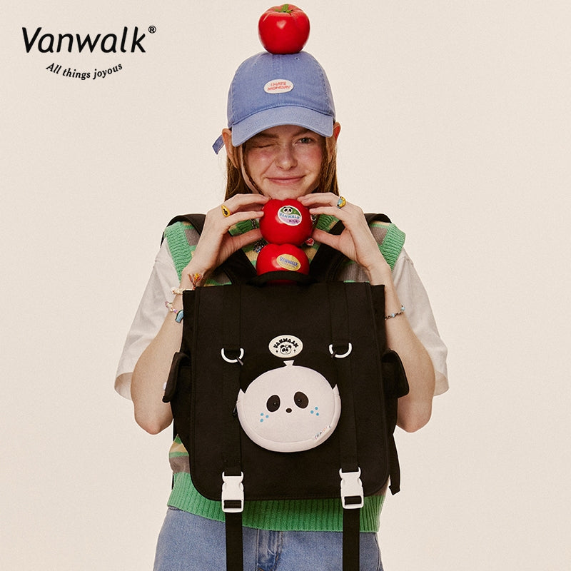 Vanwalk Maramihang Bulsa FUN MARKET backpack V2788