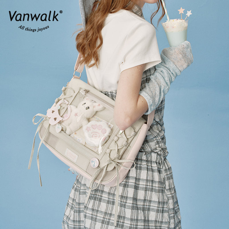 VANWALK Multi-functional Happy Band Crossbody Bag V2909