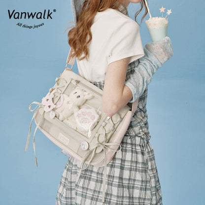 VANWALK Multi-functional Happy Band Crossbody Bag V2909
