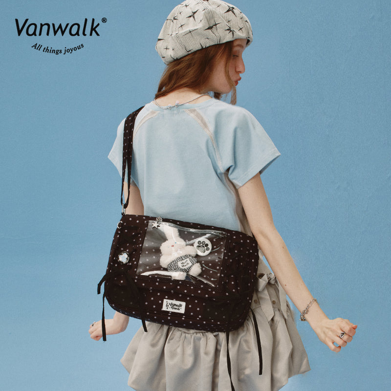 VANWALK Multi-functional Happy Band Crossbody Bag V2909