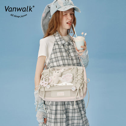 VANWALK Multi-functional Happy Band Crossbody Bag V2909
