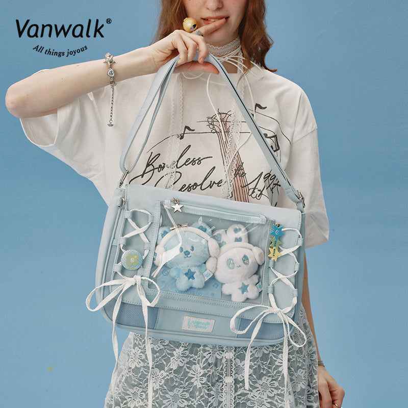 VANWALK Multi-functional Happy Band Crossbody Bag V2909