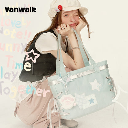 VANWALK Beg Bahu Tote Kapasiti Besar Pegangan Tangan V2915