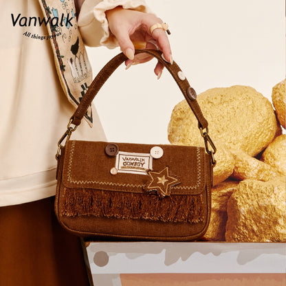 Vanwalk 轻量牛仔斜挎包 V2697