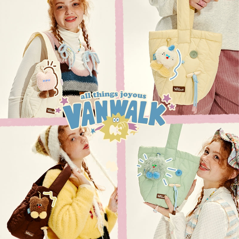 Vanwalk cute design  Mao Monster bag accessory K415