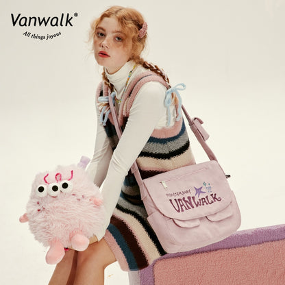 Vanwalk Water-Resistant Mao Monster Crossbody Bag V2708