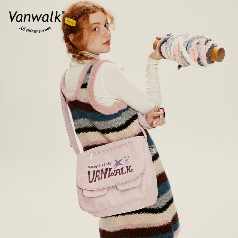 Vanwalk Water-Resistant Mao Monster Crossbody Bag V2708