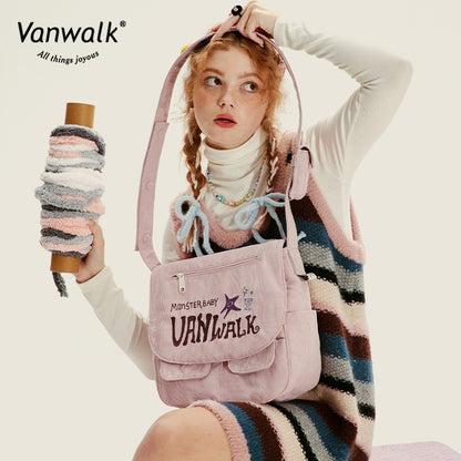 Vanwalk Water-Resistant Mao Monster Crossbody Bag V2708