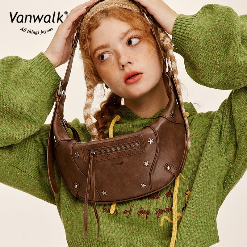 Vanwalk Water-Resistant Cowboy shoulder bag V2711