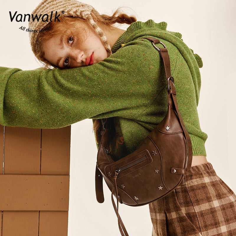 Vanwalk Water-Resistant Cowboy shoulder bag V2711