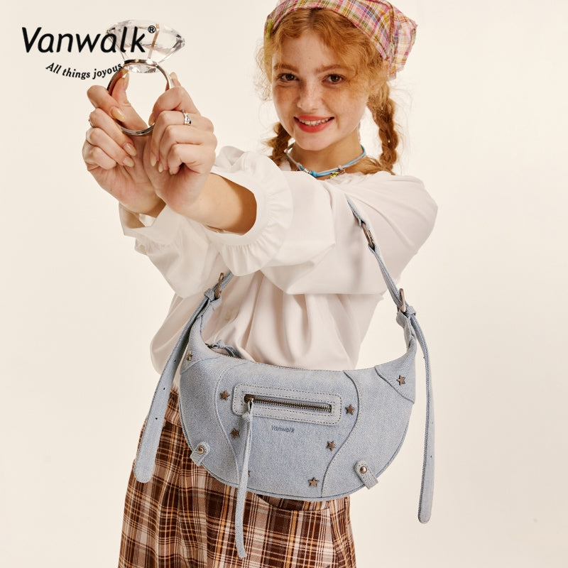 Vanwalk Water-Resistant Cowboy shoulder bag V2711