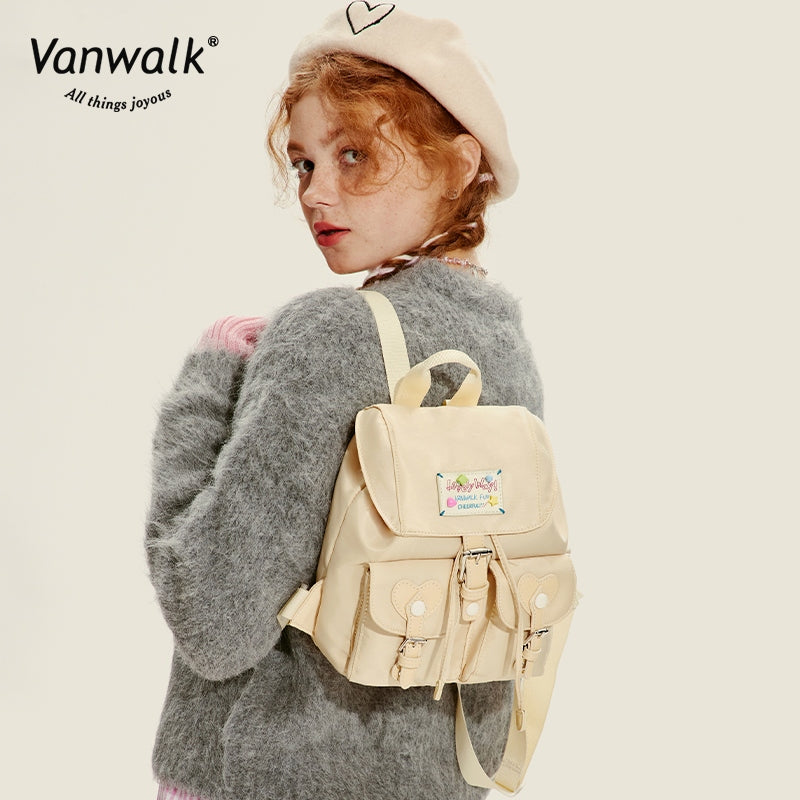 Vanwalk Fashion Bear Burger backpack V2714