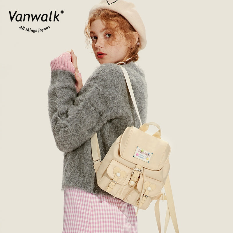 Vanwalk Fashion Bear Burger backpack V2714