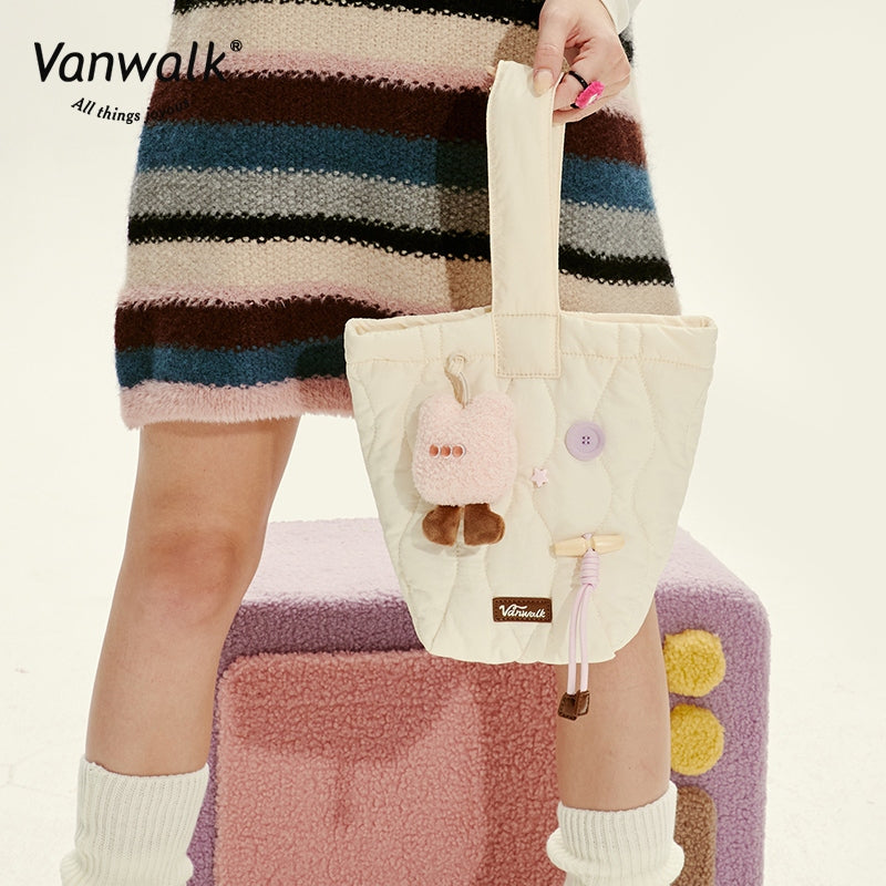 Vanwalk Lightweight Furry Monster handbag V2715