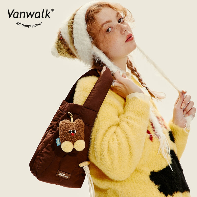 Vanwalk Lightweight Furry Monster handbag V2715
