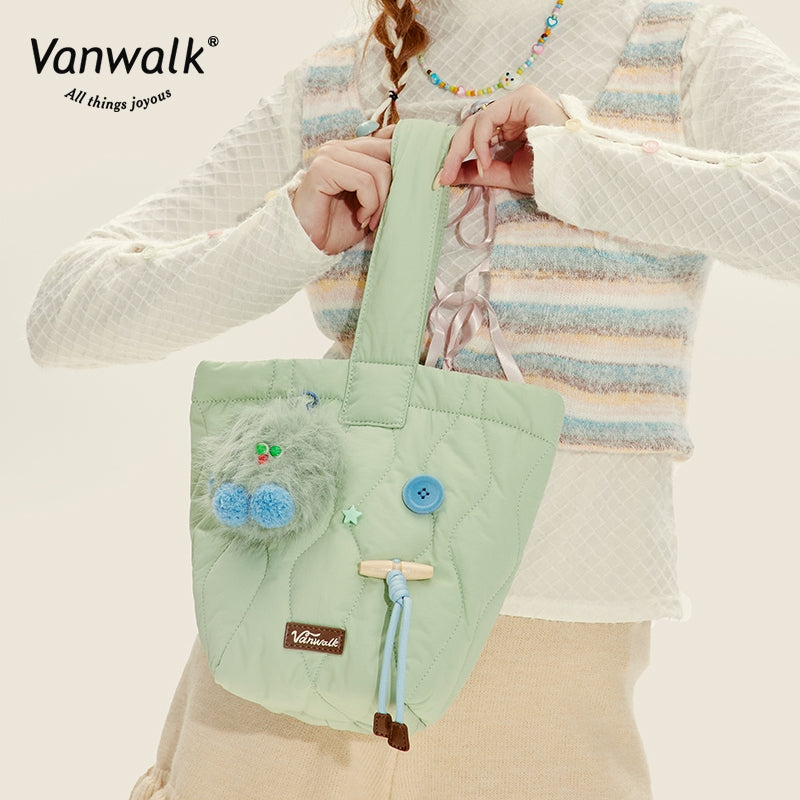 Vanwalk Lightweight Furry Monster handbag V2715