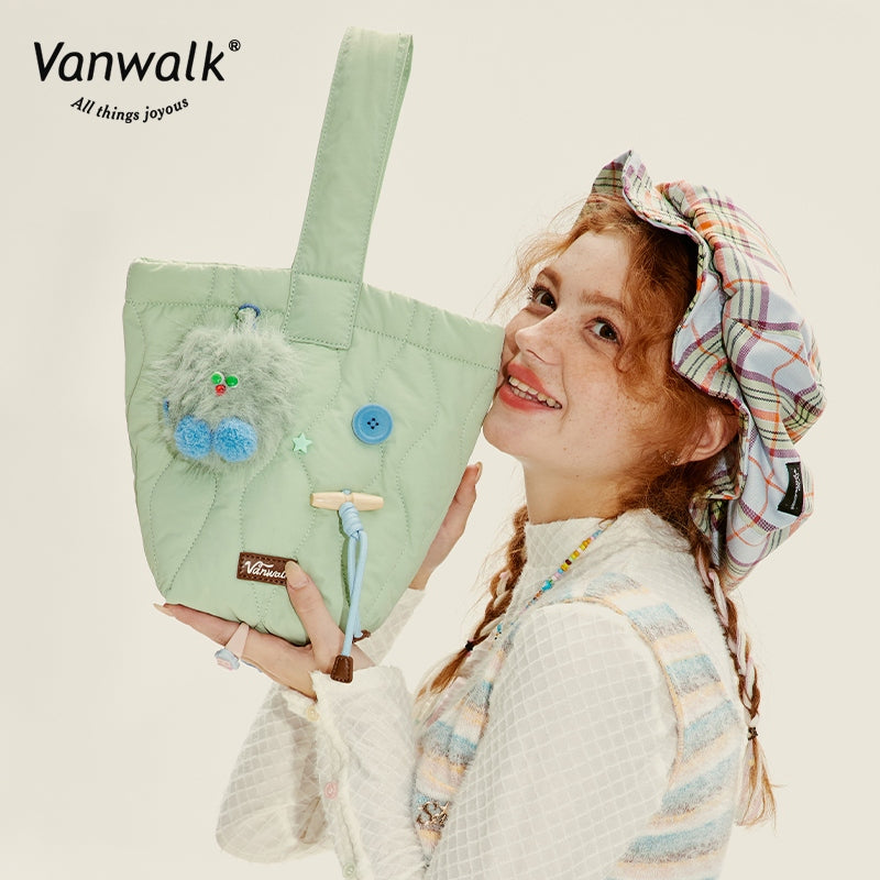 Vanwalk Lightweight Furry Monster handbag V2715