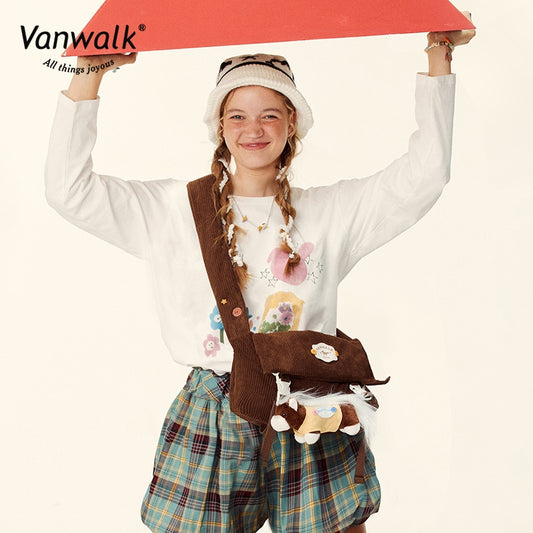 Vanwalk 休閒農場斜背包 V2851