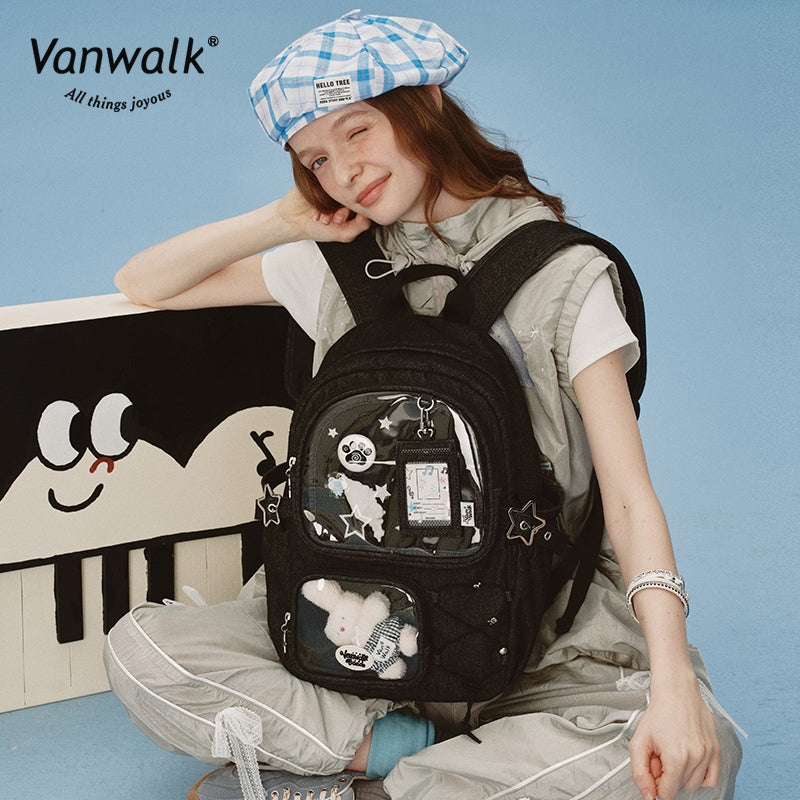 Vanwalk 多口袋快樂帶背包 V2908