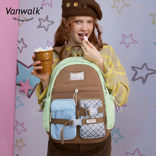 Vanwalk Ransel Bintang Keberuntungan Kapasitas Besar V2889