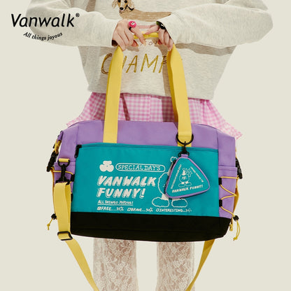 Vanwalk 防水猫怪兽斜挎包 V2716