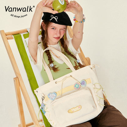 Vanwalk 広々としたバブルアイランドショルダーバッグ V2823