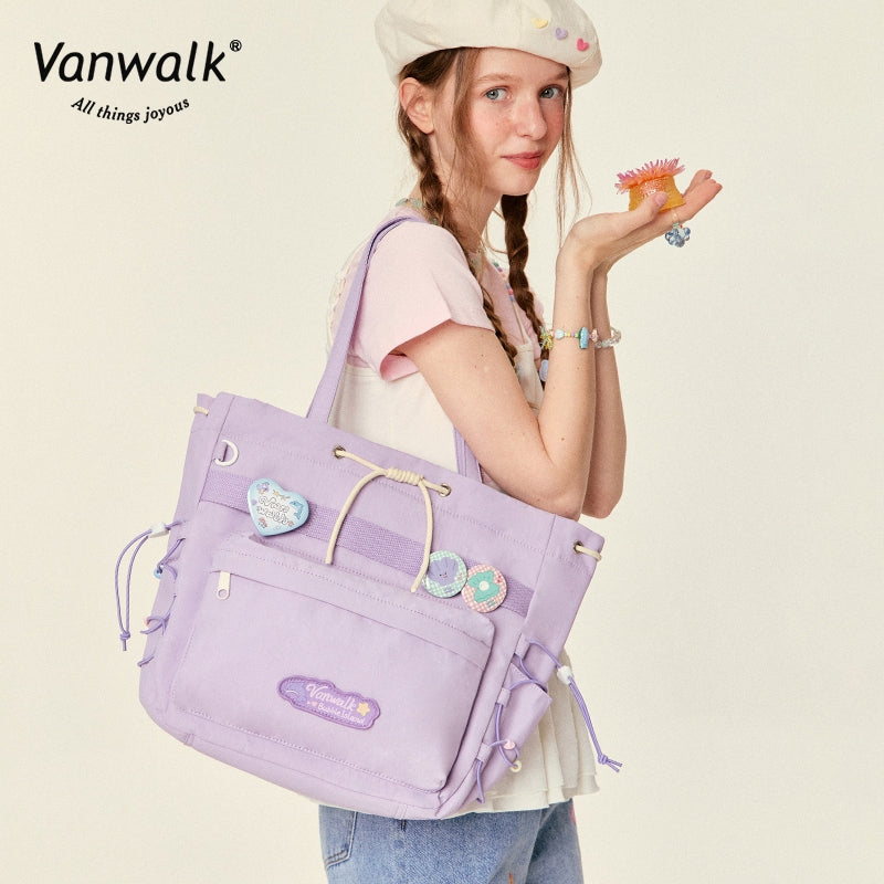 Vanwalk Spacious Bubble Island shoulder bag V2823