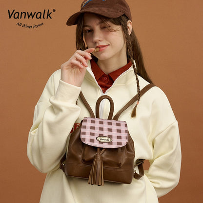 Vanwalk 时尚披萨迷你背包 V2879