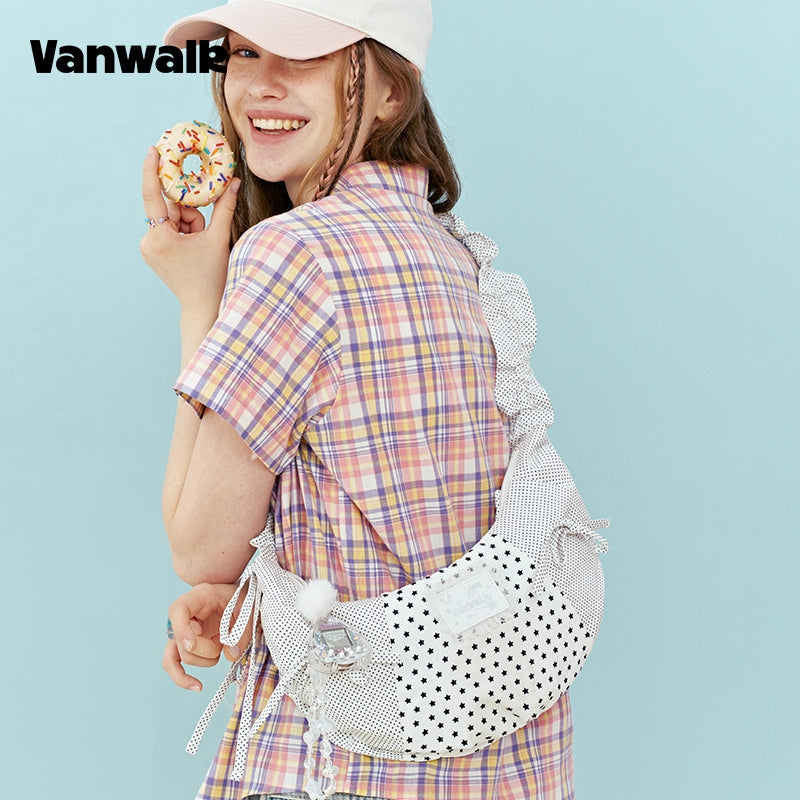VANWALK 时尚月光公园肩包 v2953