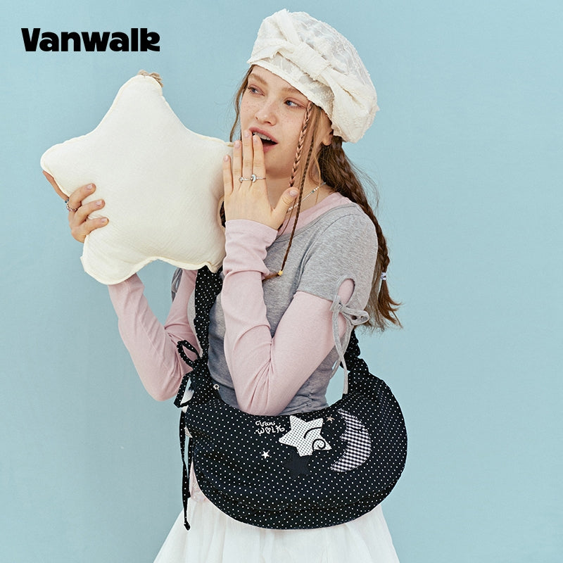 VANWALK 时尚月光公园肩包 v2953