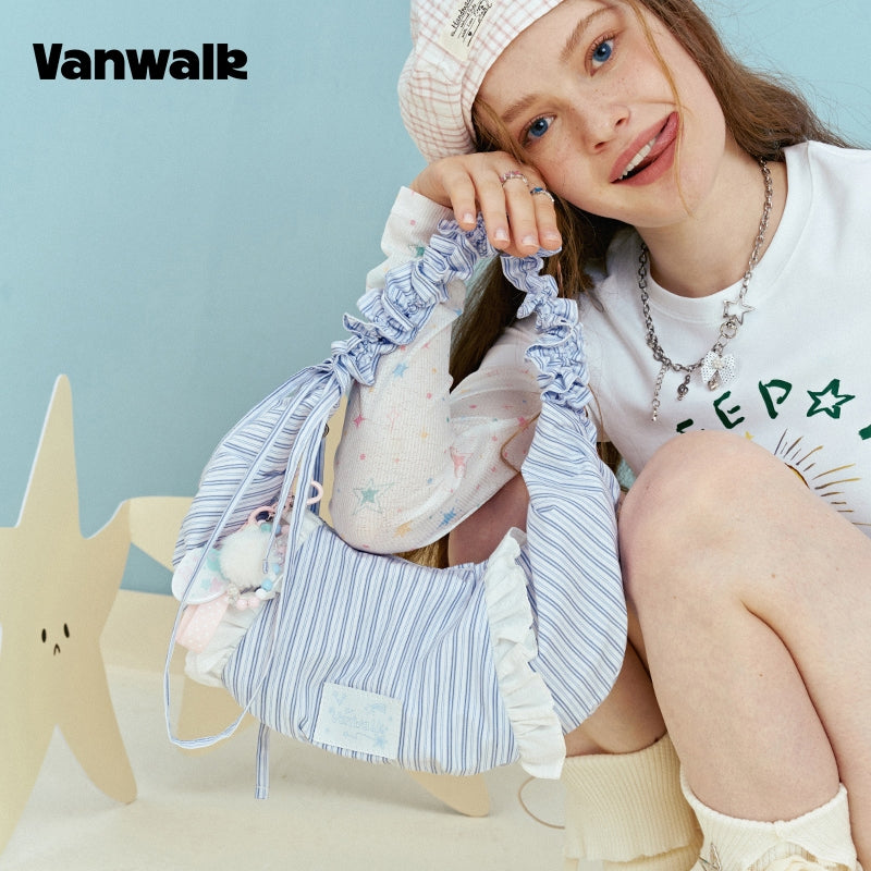 VANWALK 时尚月光公园肩包 v2953