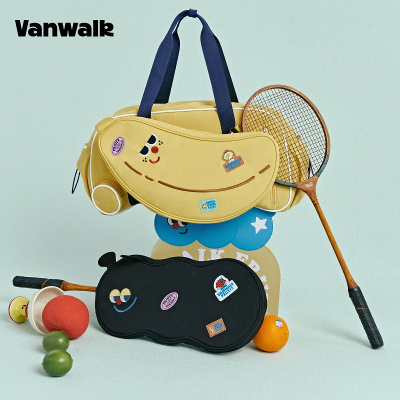 VANWALK Fruit Power V2964 Large Capacity Travel Bag Women's Badminton Racket Bag Fitness Sports Tote Bag