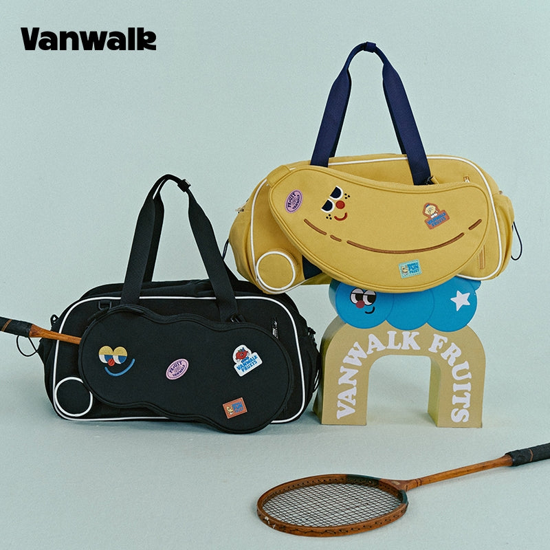 VANWALK Fruit Power V2964 Large Capacity Travel Bag Women's Badminton Racket Bag Fitness Sports Tote Bag